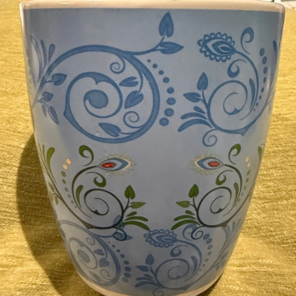 Debra Valencia Blue Harbor Oversized Coffee Mug with Owls